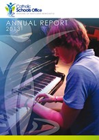 2013 Catholic Schools Office Annual Report Cover