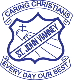 MORISSET St John Vianney Primary School Crest Image